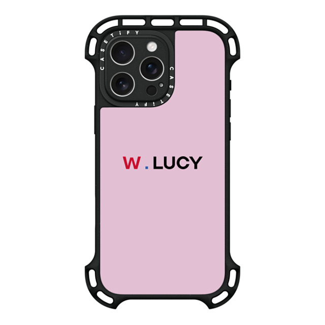 CASETiFY iPhone 16 Pro Max ケース ブラック ウルトラ バウンスケース MagSafe対応 Custom Case - w. Lucy