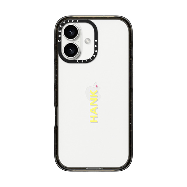 CASETiFY iPhone 16 ケース ブラック インパクトケース Custom Case - Hank.