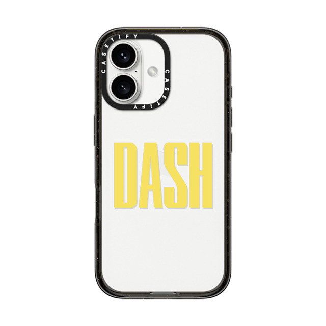 CASETiFY iPhone 16 ケース ブラック インパクトケース Custom Case - Dash