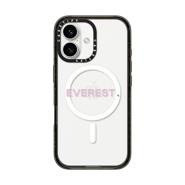 CASETiFY iPhone 16 ケース ブラック インパクトケース MagSafe対応 Custom Case - Everest.