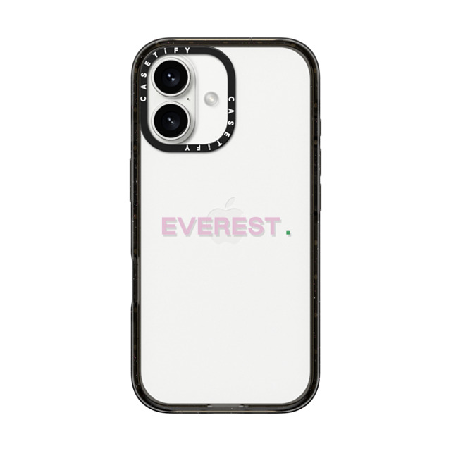 CASETiFY iPhone 16 ケース ブラック インパクトケース Custom Case - Everest.