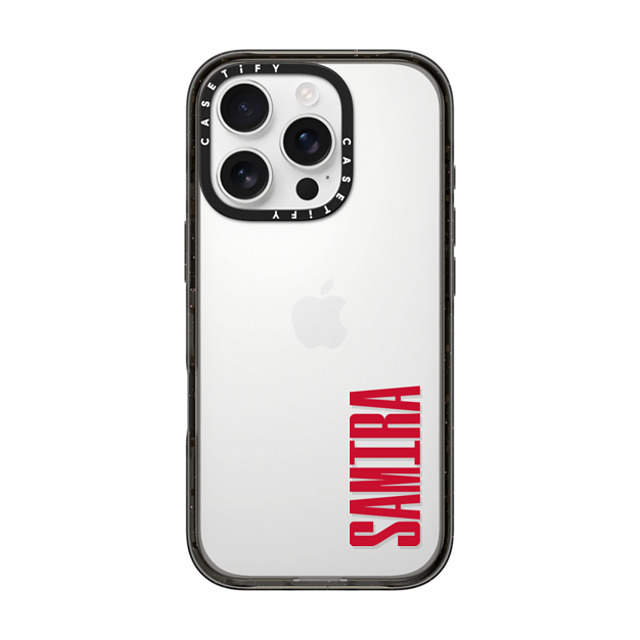 CASETiFY iPhone 16 Pro ケース ブラック インパクトケース Custom Case - Samira