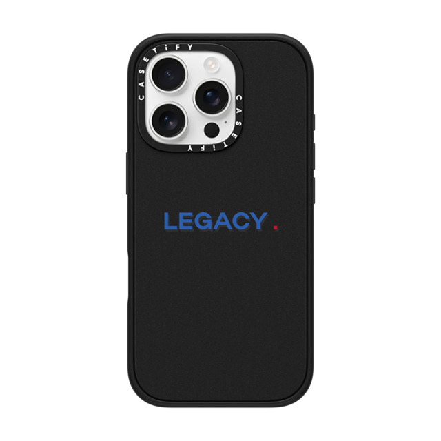 CASETiFY iPhone 16 Pro ケース マットブラック インパクトケース MagSafe対応 Custom Case - Legacy.