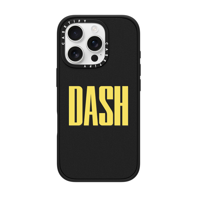 CASETiFY iPhone 16 Pro ケース マットブラック インパクトケース MagSafe対応 Custom Case - Dash