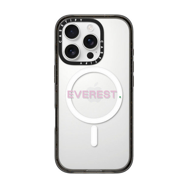 CASETiFY iPhone 16 Pro ケース ブラック インパクトケース MagSafe対応 Custom Case - Everest.