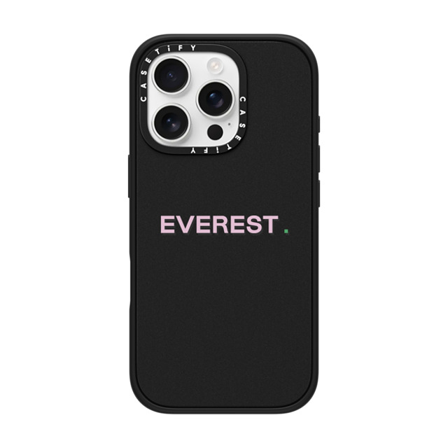 CASETiFY iPhone 16 Pro ケース マットブラック インパクトケース MagSafe対応 Custom Case - Everest.