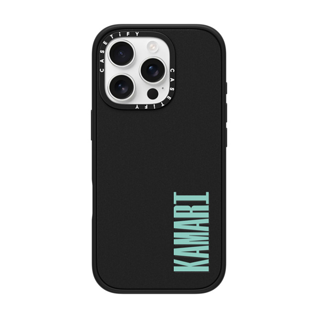 CASETiFY iPhone 16 Pro ケース マットブラック インパクトケース Custom Case - Kamari