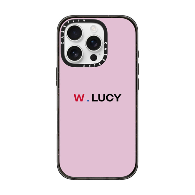 CASETiFY iPhone 16 Pro ケース ブラック インパクトケース MagSafe対応 Custom Case - w. Lucy