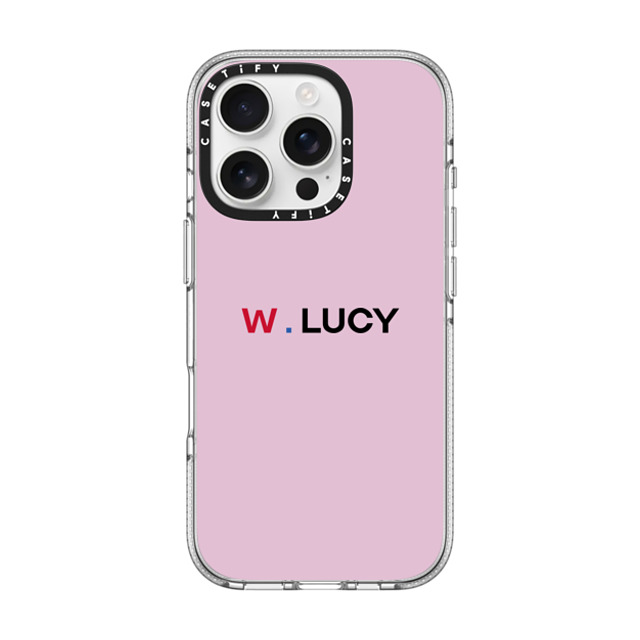 CASETiFY iPhone 16 Pro ケース クリア クリア ケース MagSafe対応 Custom Case - w. Lucy