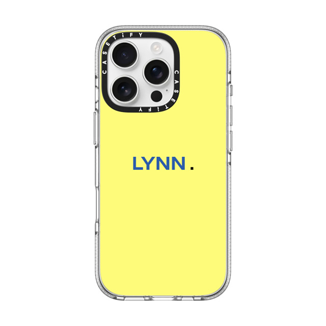 CASETiFY iPhone 16 Pro ケース クリア クリア ケース MagSafe対応 Custom Case - Lynn.