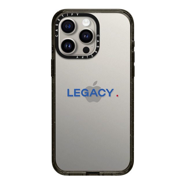 CASETiFY iPhone 15 Pro Max ケース ブラック インパクトケース Custom Case - Legacy.