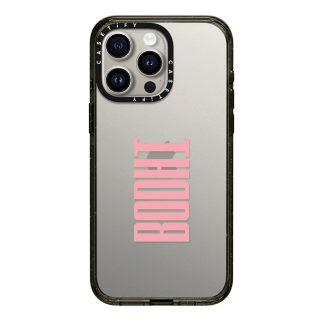 CASETiFY iPhone 15 Pro Max ケース ブラック インパクトケース Custom Case - Bodhi