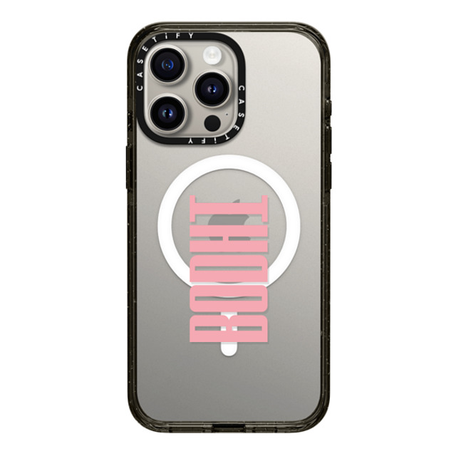 CASETiFY iPhone 15 Pro Max ケース ブラック インパクトケース MagSafe対応 Custom Case - Bodhi