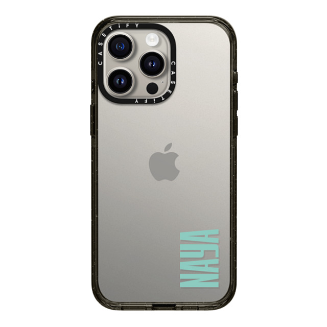 CASETiFY iPhone 15 Pro Max ケース ブラック インパクトケース Custom Case - Naya