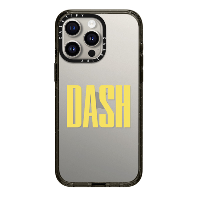 CASETiFY iPhone 15 Pro Max ケース ブラック インパクトケース Custom Case - Dash