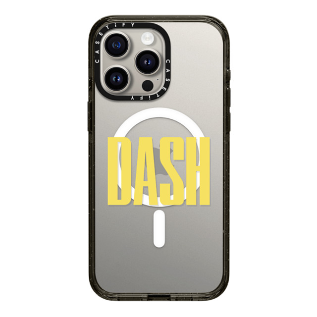 CASETiFY iPhone 15 Pro Max ケース ブラック インパクトケース MagSafe対応 Custom Case - Dash