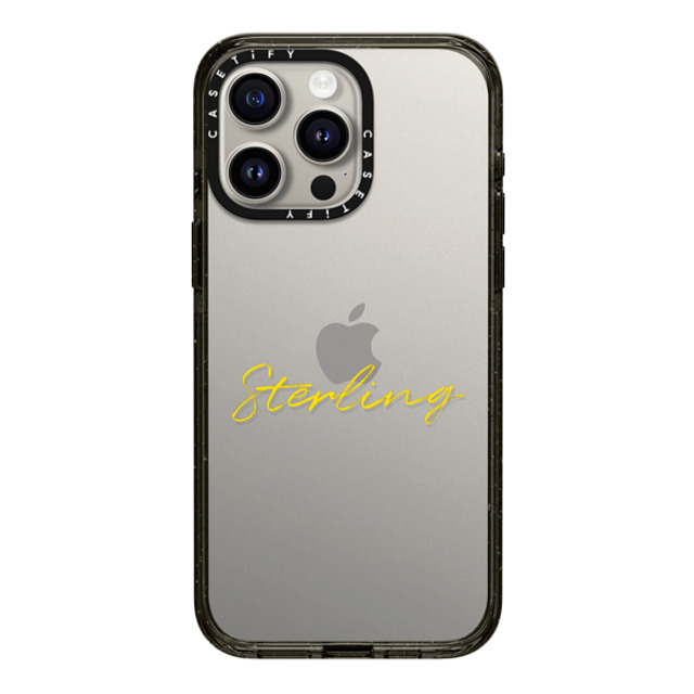 CASETiFY iPhone 15 Pro Max ケース ブラック インパクトケース Custom Case - Sterling