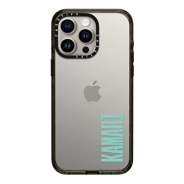 CASETiFY iPhone 15 Pro Max ケース ブラック インパクトケース Custom Case - Kamari