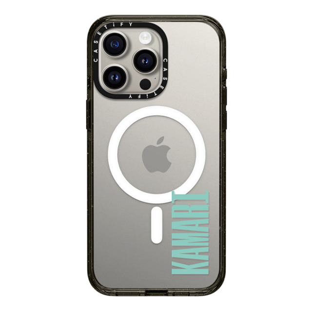 CASETiFY iPhone 15 Pro Max ケース ブラック インパクトケース MagSafe対応 Custom Case - Kamari