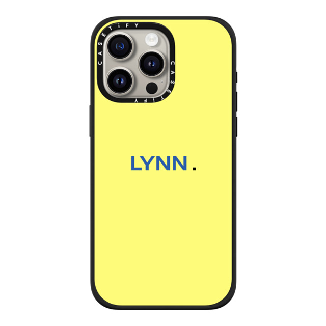 CASETiFY iPhone 15 Pro Max ケース マットブラック インパクトケース MagSafe対応 Custom Case - Lynn.