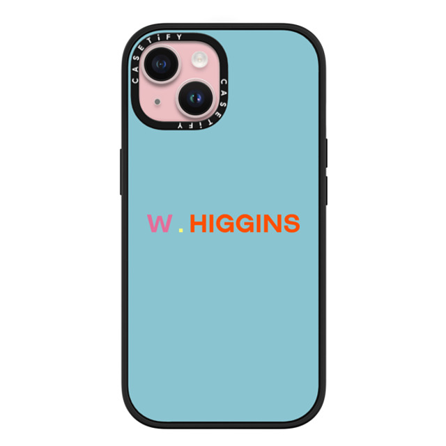 CASETiFY iPhone 15 ケース マットブラック インパクトケース MagSafe対応 Custom Case - w. Higgins