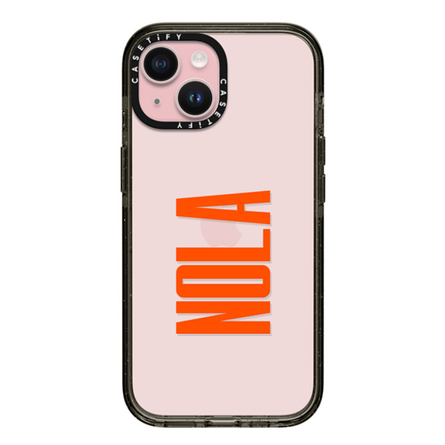 CASETiFY iPhone 15 ケース ブラック インパクトケース Custom Case - Nola