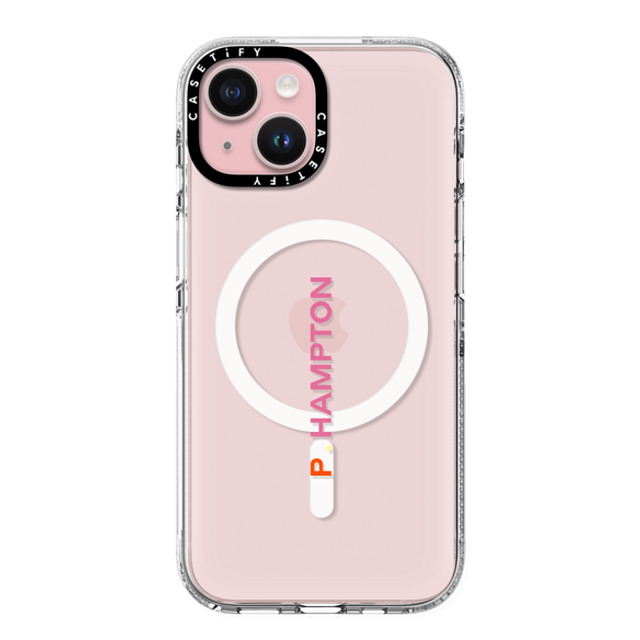 CASETiFY iPhone 15 ケース クリア クリア ケース MagSafe対応 Custom Case - p. Hampton