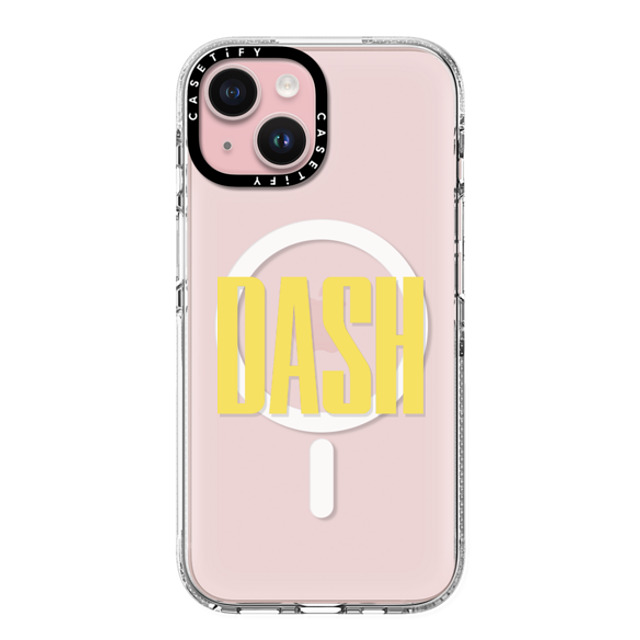 CASETiFY iPhone 15 ケース クリア クリア ケース MagSafe対応 Custom Case - Dash