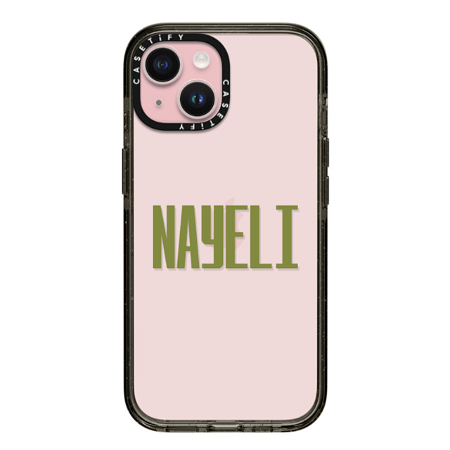 CASETiFY iPhone 15 ケース ブラック インパクトケース Custom Case - Nayeli