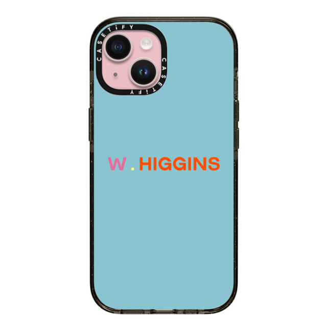 CASETiFY iPhone 15 ケース ブラック インパクトケース Custom Case - w. Higgins