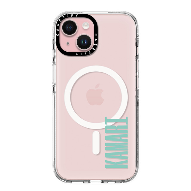 CASETiFY iPhone 15 ケース クリア クリア ケース MagSafe対応 Custom Case - Kamari