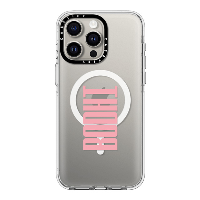 CASETiFY iPhone 15 Pro Max ケース クリア クリア ケース MagSafe対応 Custom Case - Bodhi