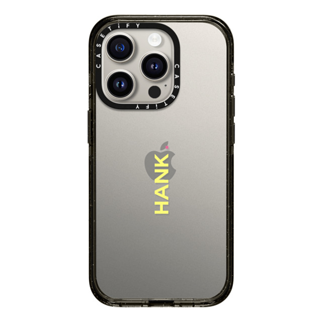 CASETiFY iPhone 15 Pro ケース ブラック インパクトケース Custom Case - Hank.