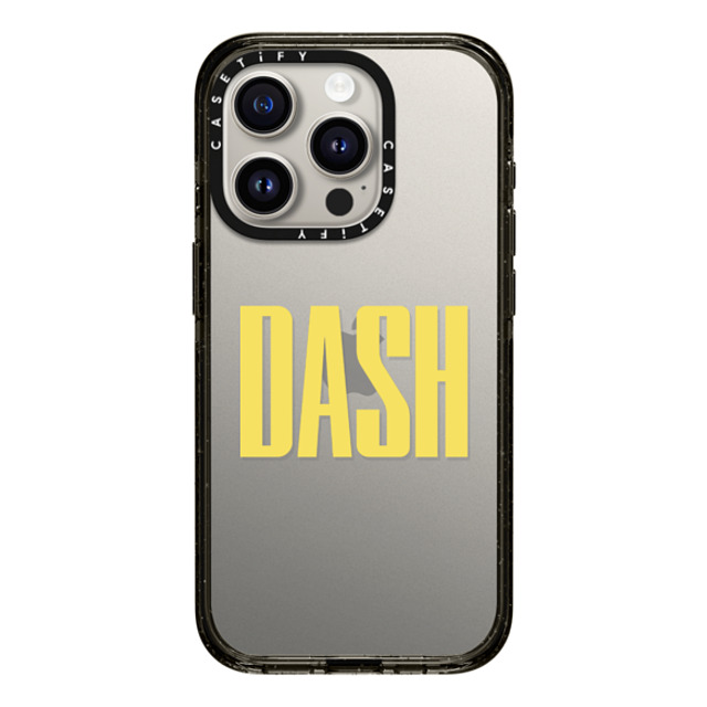 CASETiFY iPhone 15 Pro ケース ブラック インパクトケース Custom Case - Dash