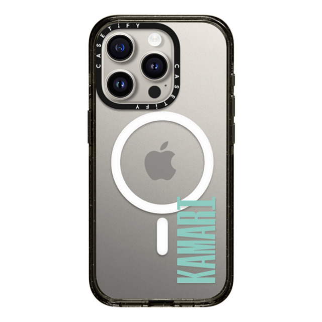 CASETiFY iPhone 15 Pro ケース ブラック インパクトケース MagSafe対応 Custom Case - Kamari