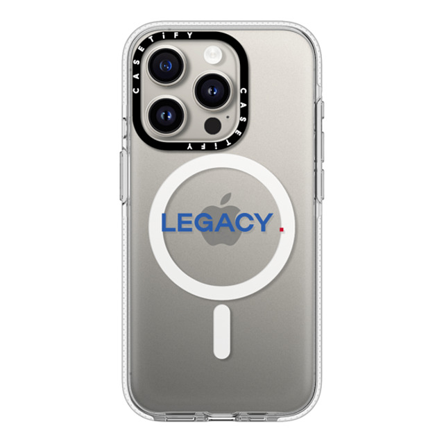 CASETiFY iPhone 15 Pro ケース クリア クリア ケース MagSafe対応 Custom Case - Legacy.