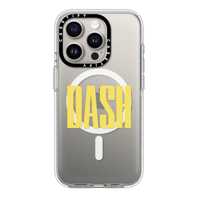 CASETiFY iPhone 15 Pro ケース クリア クリア ケース MagSafe対応 Custom Case - Dash