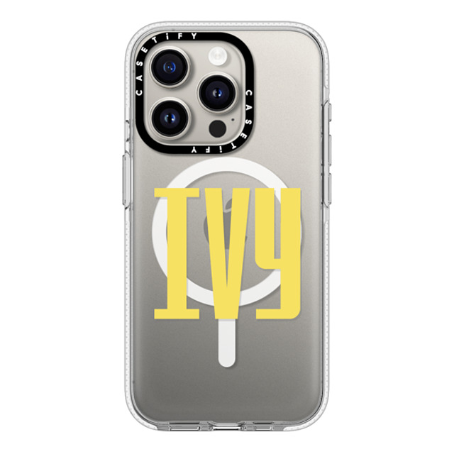 CASETiFY iPhone 15 Pro ケース クリア クリア ケース MagSafe対応 Custom Case - Ivy