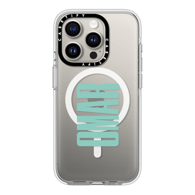 CASETiFY iPhone 15 Pro ケース クリア クリア ケース MagSafe対応 Custom Case - Omar