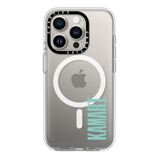 CASETiFY iPhone 15 Pro ケース クリア クリア ケース MagSafe対応 Custom Case - Kamari