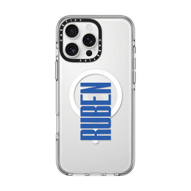 CASETiFY iPhone 16 Pro Max ケース クリア クリア ケース MagSafe対応 Custom Case - Ruben