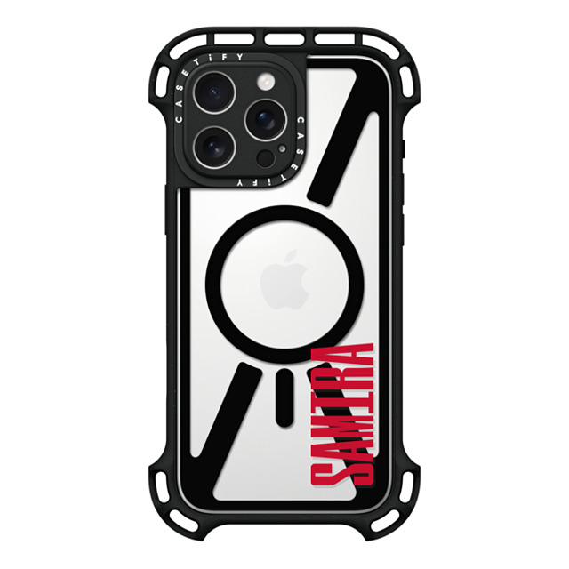 CASETiFY iPhone 16 Pro Max ケース ブラック ウルトラ バウンスケース MagSafe対応 Custom Case - Samira