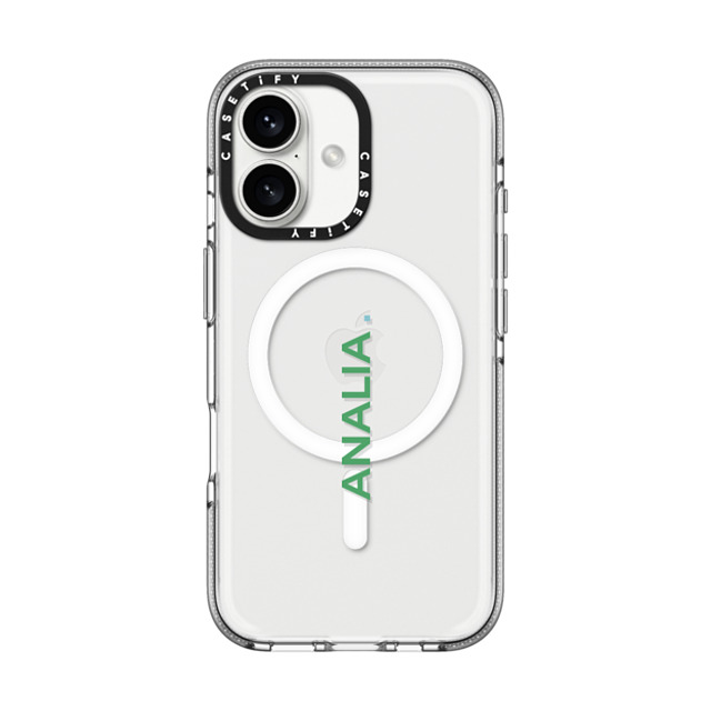 CASETiFY iPhone 16 ケース クリア クリア ケース MagSafe対応 Custom Case - Analia.