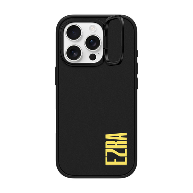 CASETiFY iPhone 16 Pro ケース マットブラック インパクトリングスタンドケース MagSafe対応 Custom Case - Ezra