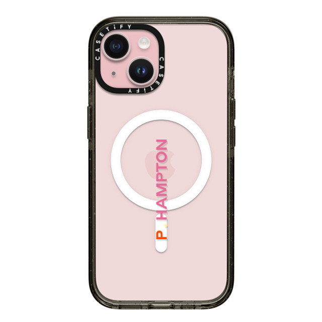 CASETiFY iPhone 15 ケース ブラック インパクトケース MagSafe対応 Custom Case - p. Hampton