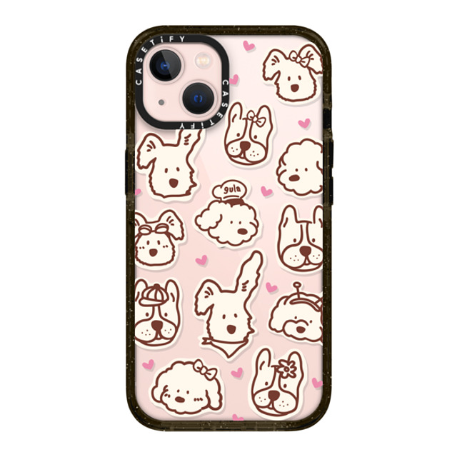 CASETiFY iPhone 13 ケース ブラック インパクトケース dian party gula