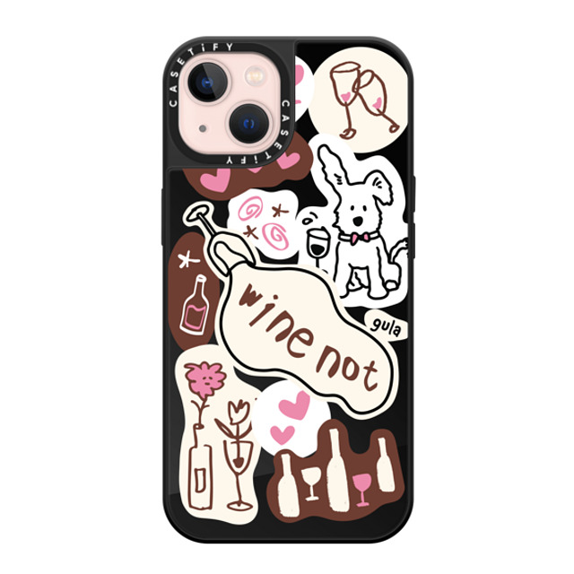 CASETiFY iPhone 13 ケース Black on Black ミラーケース MagSafe対応 stay alone gula Father's Day CASETiFY iPhone 13 ケース Black on Black ミラーケース MagSafe対応 stay alone gula Father's Day