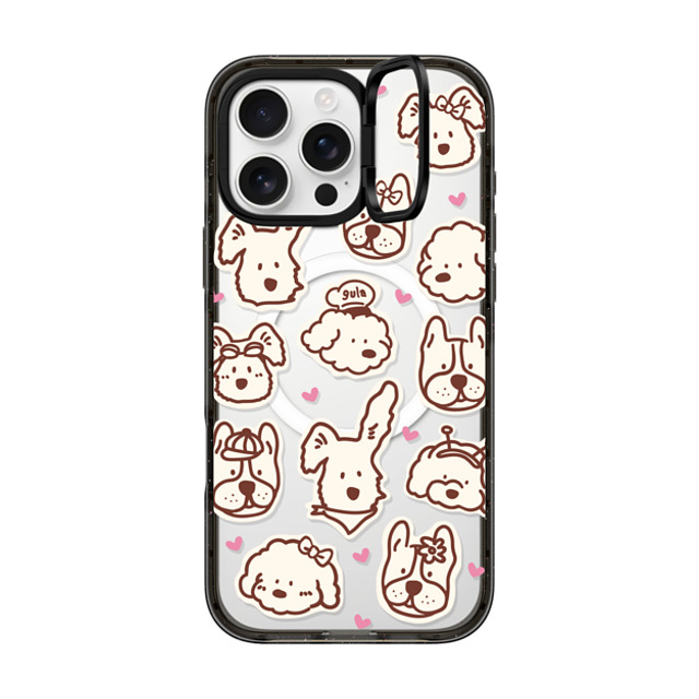 CASETiFY iPhone 16 Pro Max ケース ブラック インパクトリングスタンドケース MagSafe対応 dian party gula