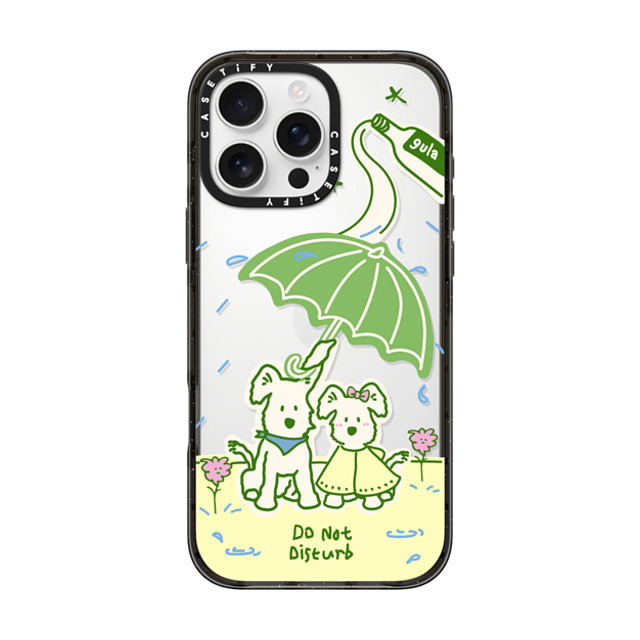 CASETiFY iPhone 16 Pro Max Case Black インパクトケース singing in the rain gula Mother's Day CASETiFY iPhone 16 Pro Max Case Black インパクトケース singing in the rain gula Mother's Day