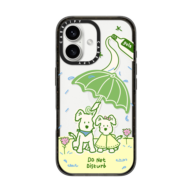 CASETiFY iPhone 16 Case Black インパクトケース singing in the rain gula Mother's Day CASETiFY iPhone 16 Case Black インパクトケース singing in the rain gula Mother's Day